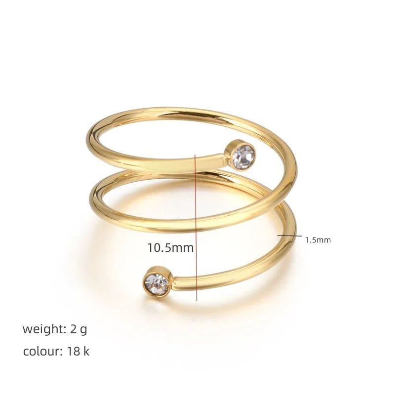 Lune Open Band Ring