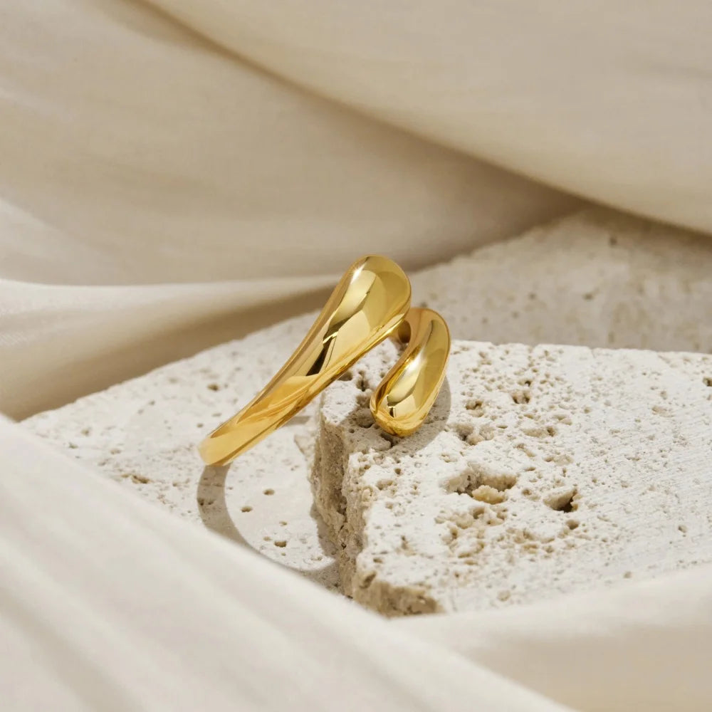 Tera Wrap Gold Ring