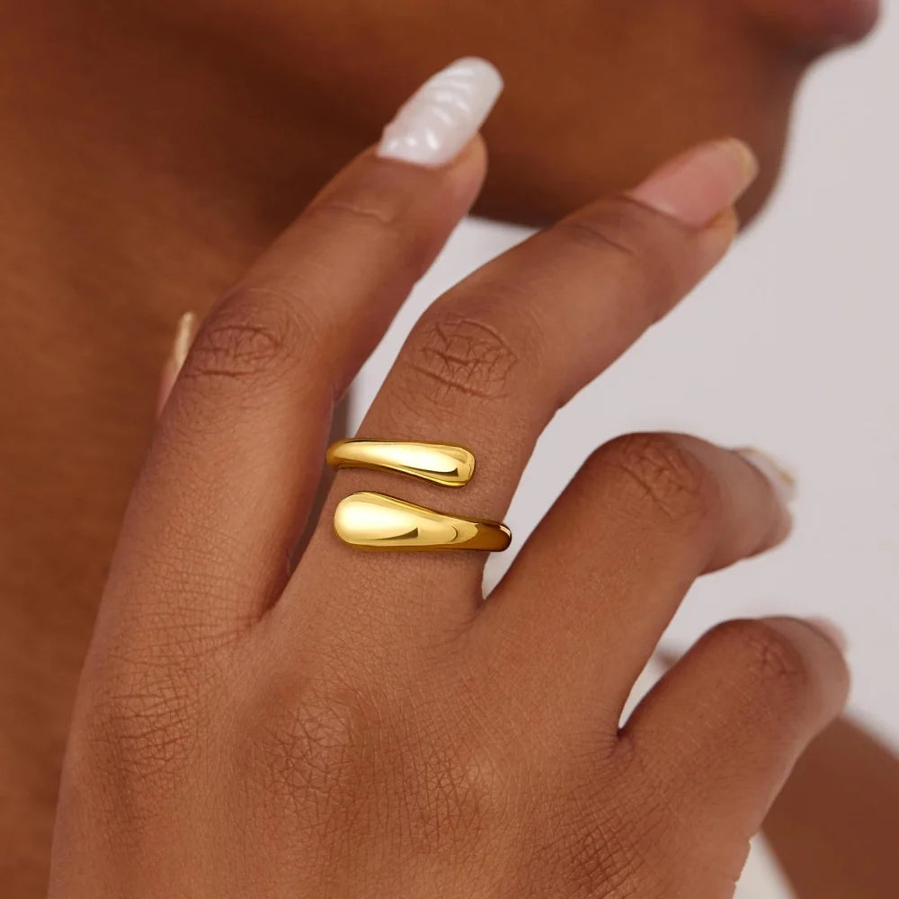 Tera Wrap Gold Ring