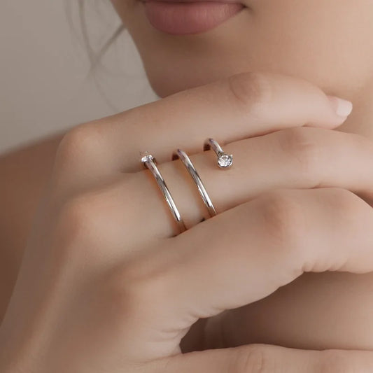 Lune Open Band Ring