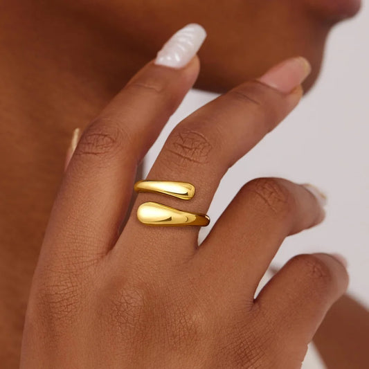 Tera Wrap Gold Ring
